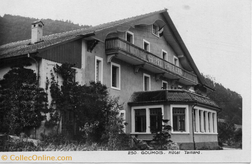 cartes postales europe france goumois hotel taillard