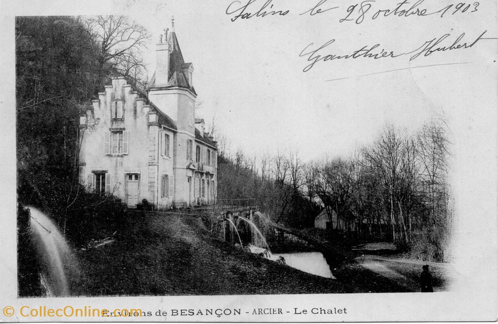 cartes postales europe france arcier le chalet