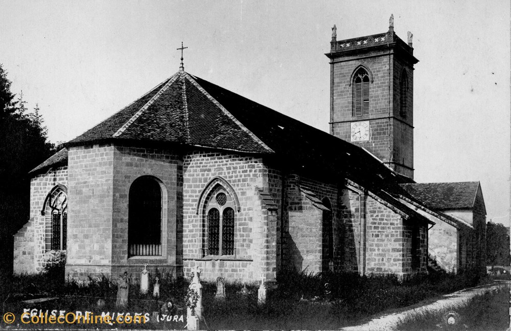 Mièges (l'église) cartes postales europe france mieges l eglise