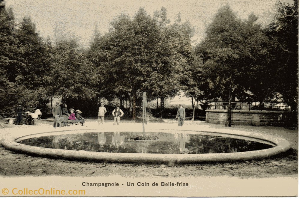 cartes postales europe france champagnole 39 le parc de belle frise