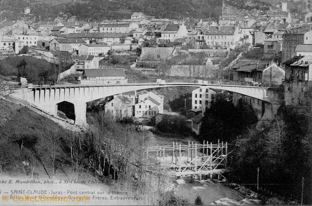 St Claude (pont central sur la Bienne) cartes postales europe france st claude pont central sur la bienne