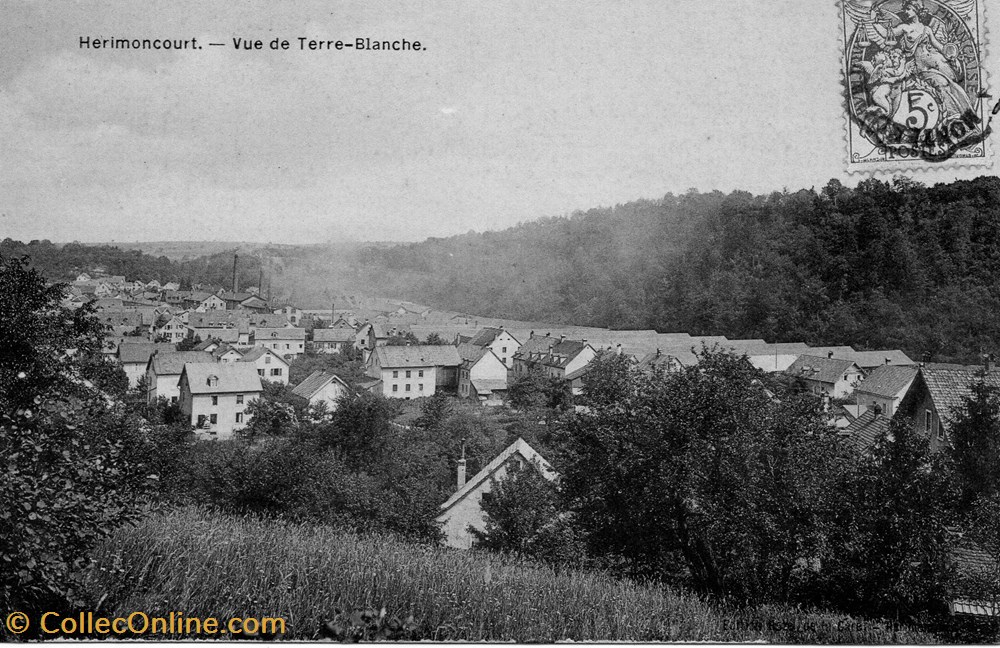Hérimoncourt (vue de Terre-Blanche) cartes postales europe france herimoncourt vue de terre blanche