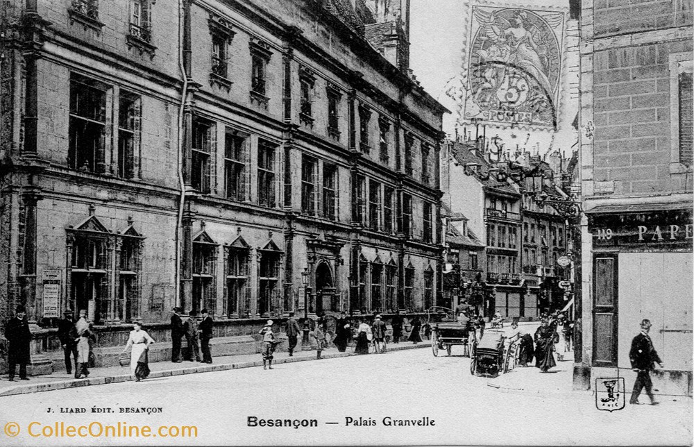 cartes postales europe france besancon le palais granvelle