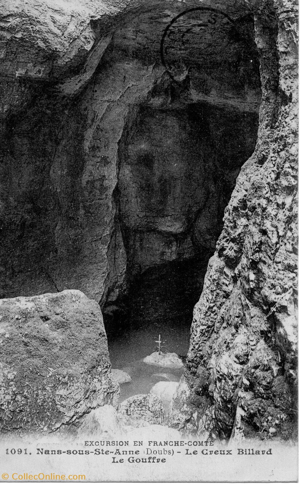 cartes postales europe france nans sous ste anne le creux billard le gouffre