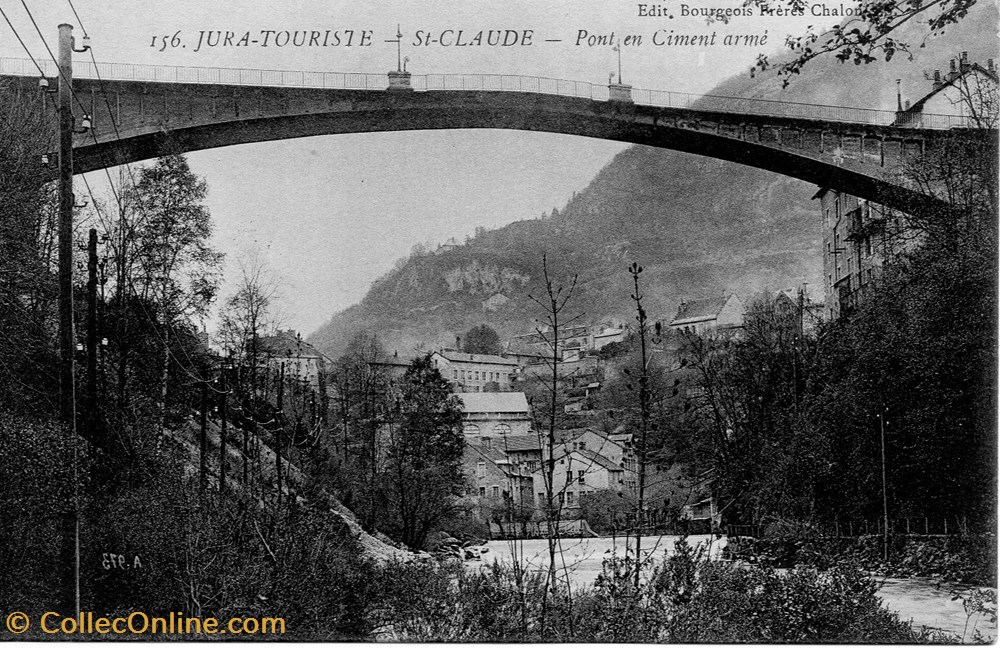 St Claude (pont en ciment) cartes postales europe france st claude pont en ciment