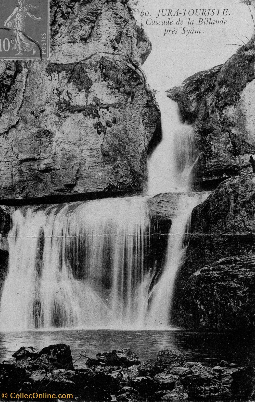 Syam & ses environs (cascade de la Billaude) cartes postales europe france syam ses environs cascade de la billaude