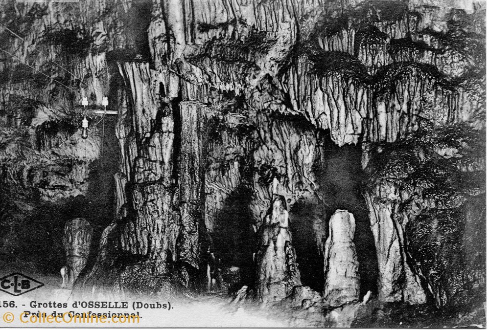 cartes postales europe france grottes oselle pres du confessionnal