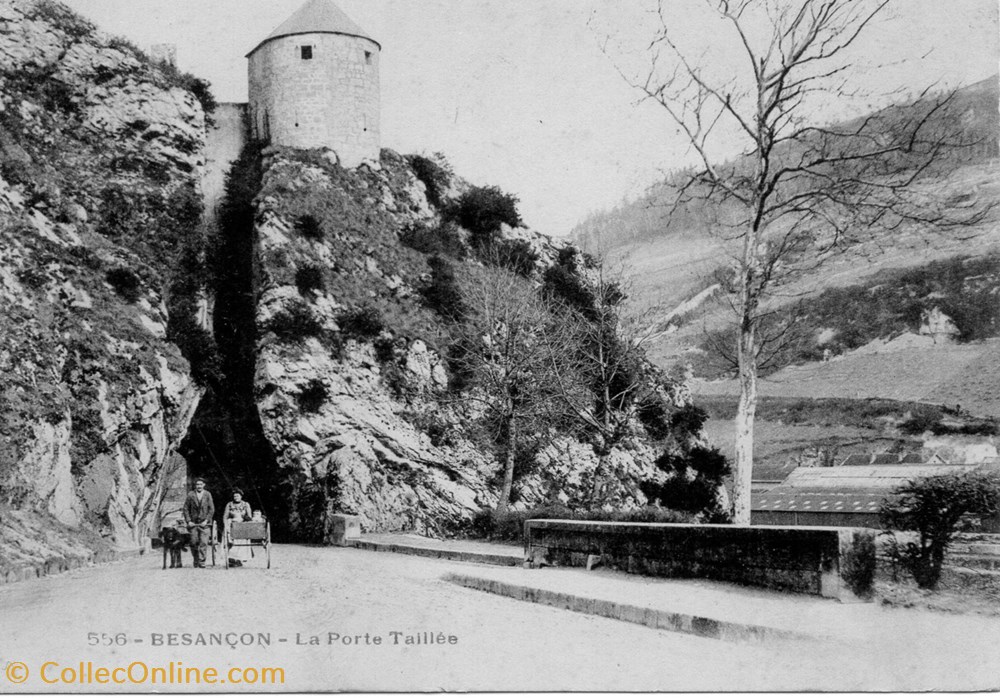 Besançon (la porte taillée) cartes postales europe france besancon la porte taillee