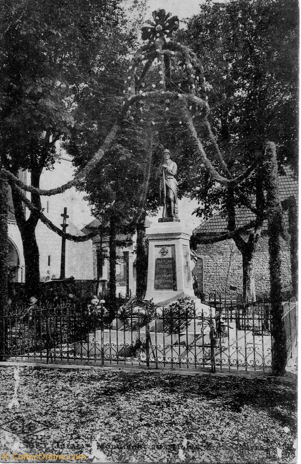 cartes postales europe france chissey le monument aux morts