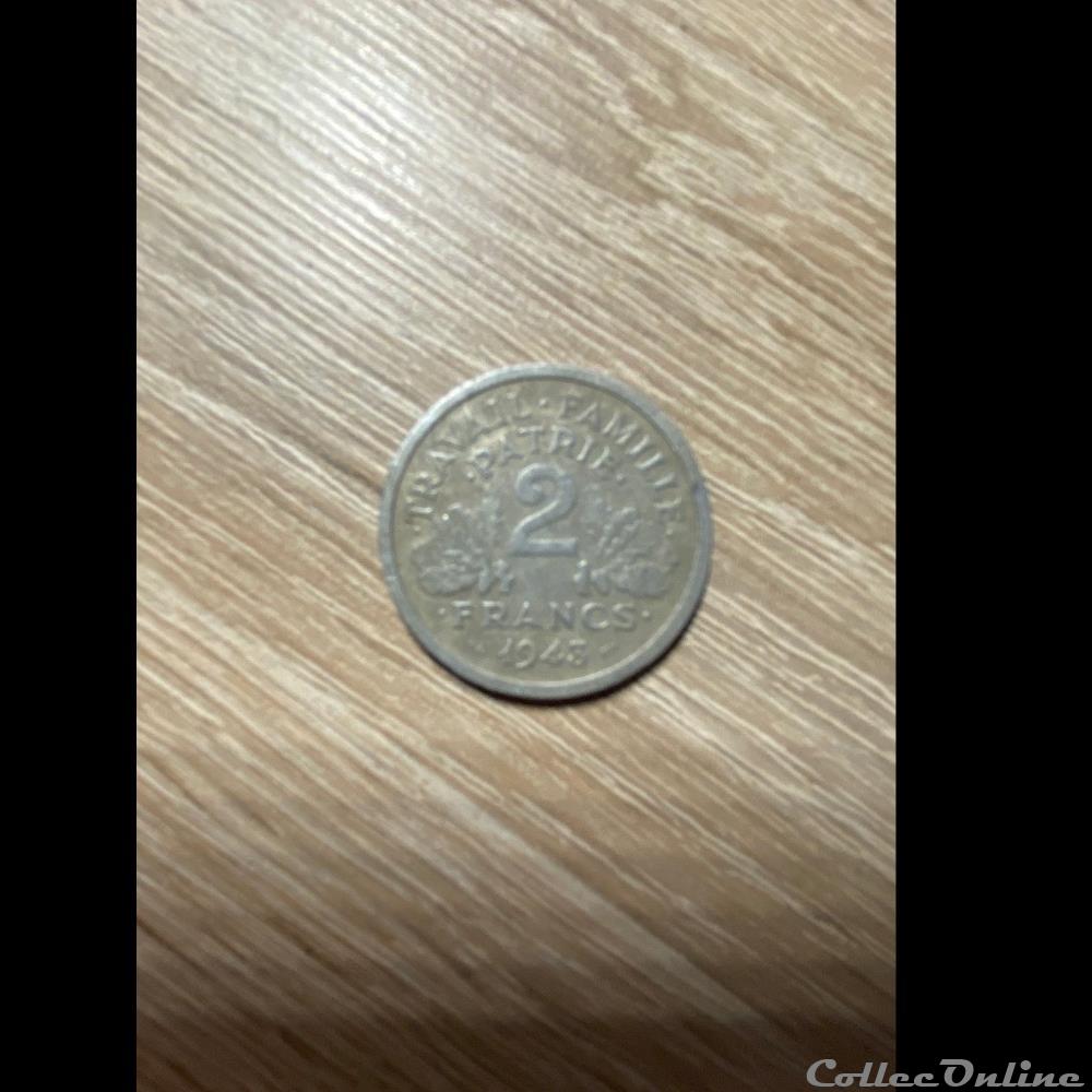 2 FRANCS monnaie france 2 francs