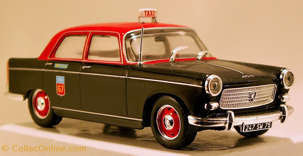 modeles reduits peugeot 404 taxi paris 1962
