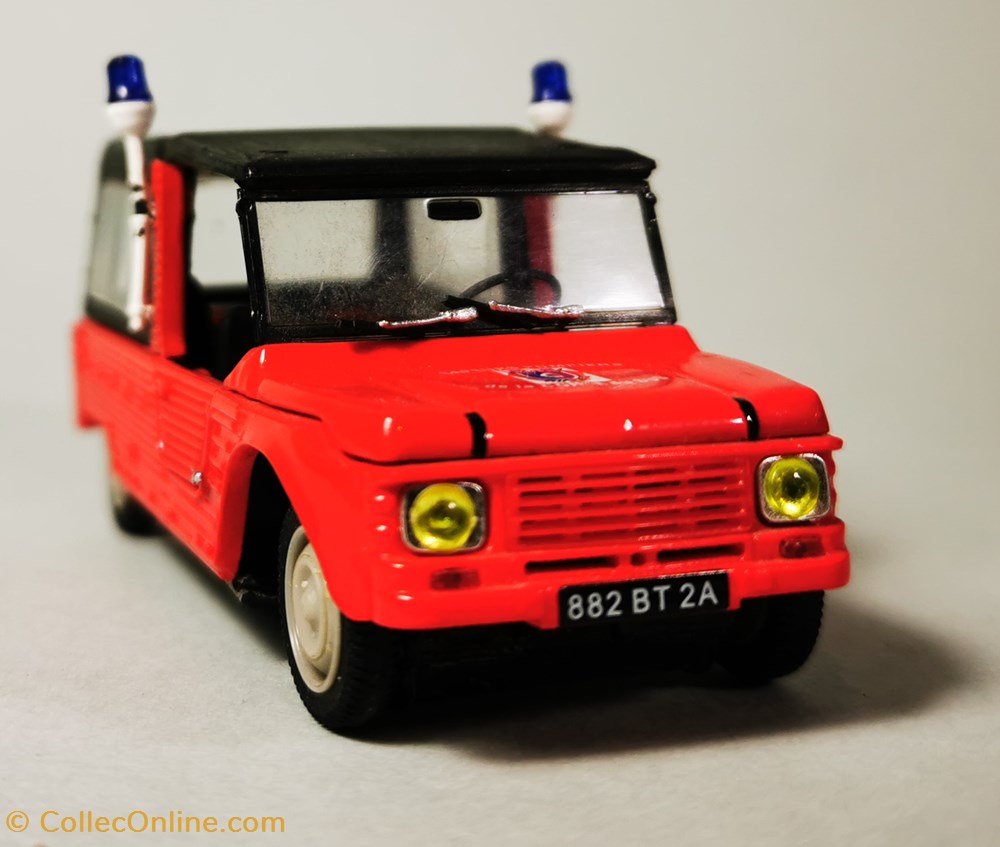 CITROËN MEHARI - Sapeurs Pompiers de la Corse du Sud - 1980 modeles reduits citroen mehari sapeurs pompiers de la corse du sud 1980