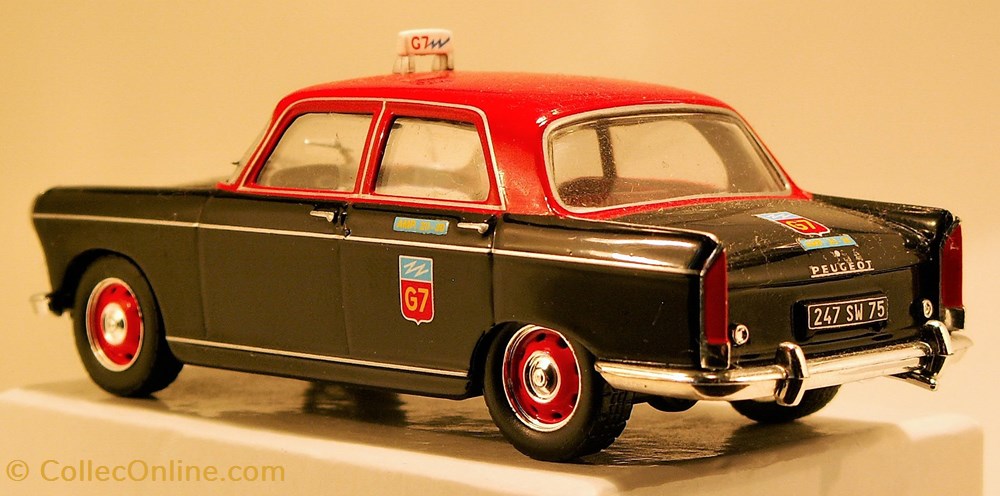 modeles reduits peugeot 404 taxi paris 1962