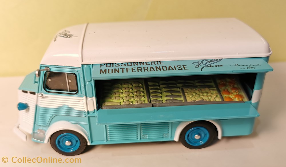 CITROËN TYPE H Poissonnerie ambulante - 1964 modeles reduits voitures citroen type h poissonnerie ambulante 1964