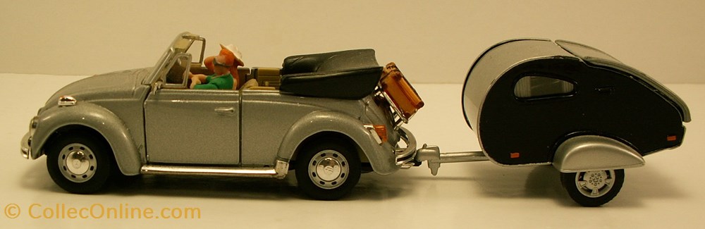 modeles reduits volkswagen beetle caravane ailette