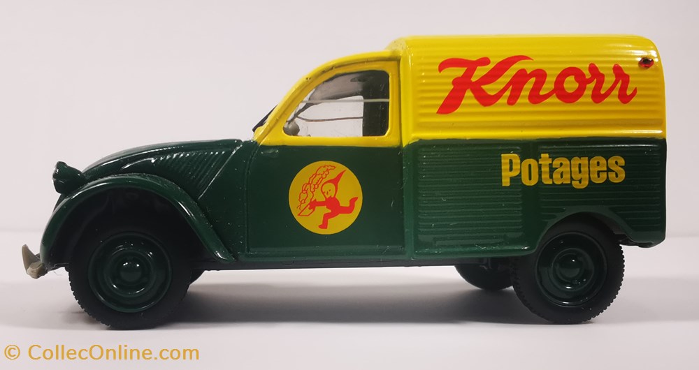 CITROËN 2CV AZU KNORR Potages modeles reduits voitures citroen 2cv azu knorr potages