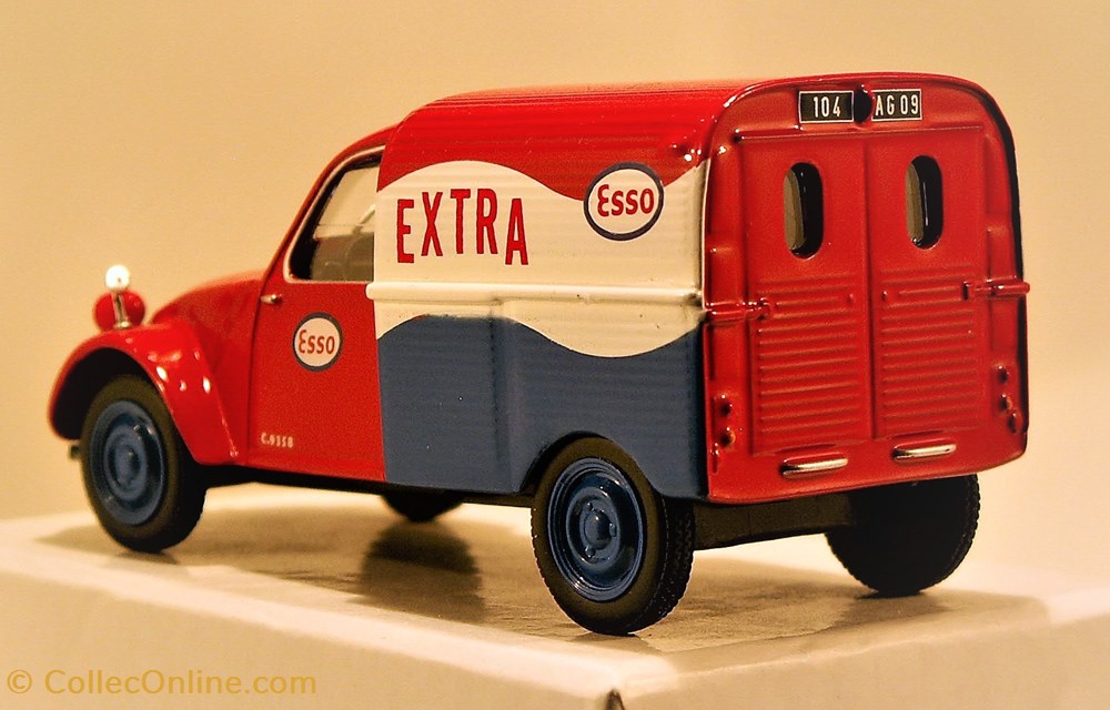 CITROËN 2 CV "ESSO" 3 modeles reduits voitures citroen 2 cv esso