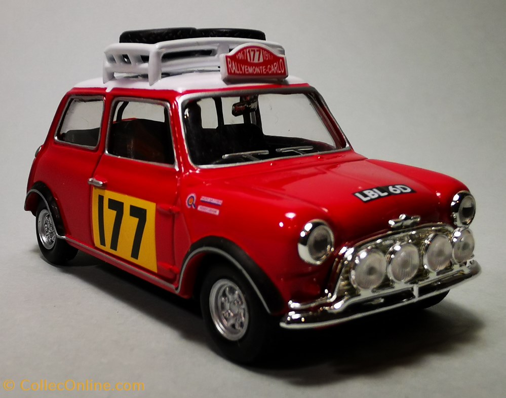modeles reduits austin cooper mini rallye monte carlo 1967
