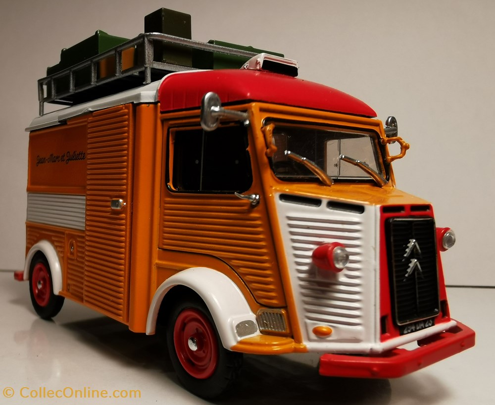modeles reduits voitures citroen camping car type h 78 jean marc et juliette 1960