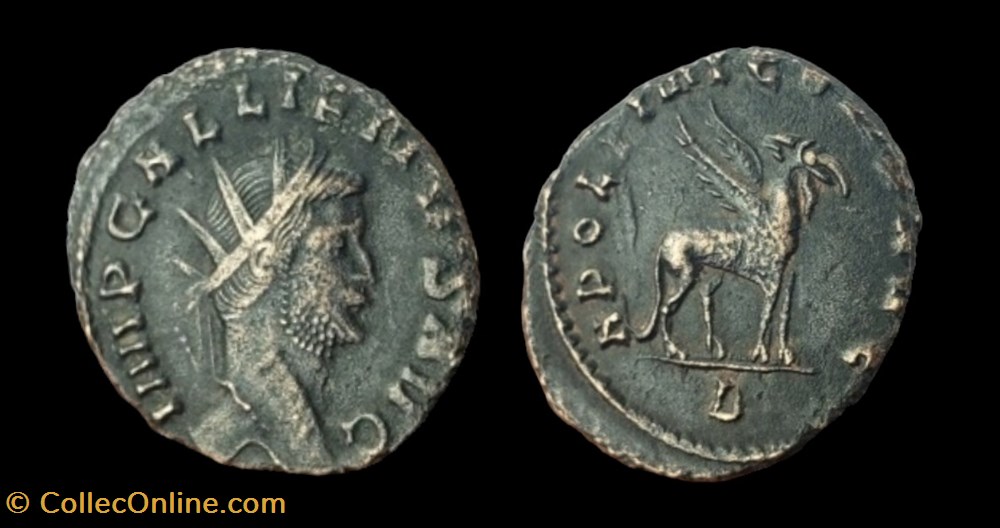 coins ancient to romans imperial and republican gallienus griffin