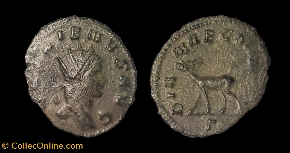 coins ancient to romans imperial and republican gallienus antelope