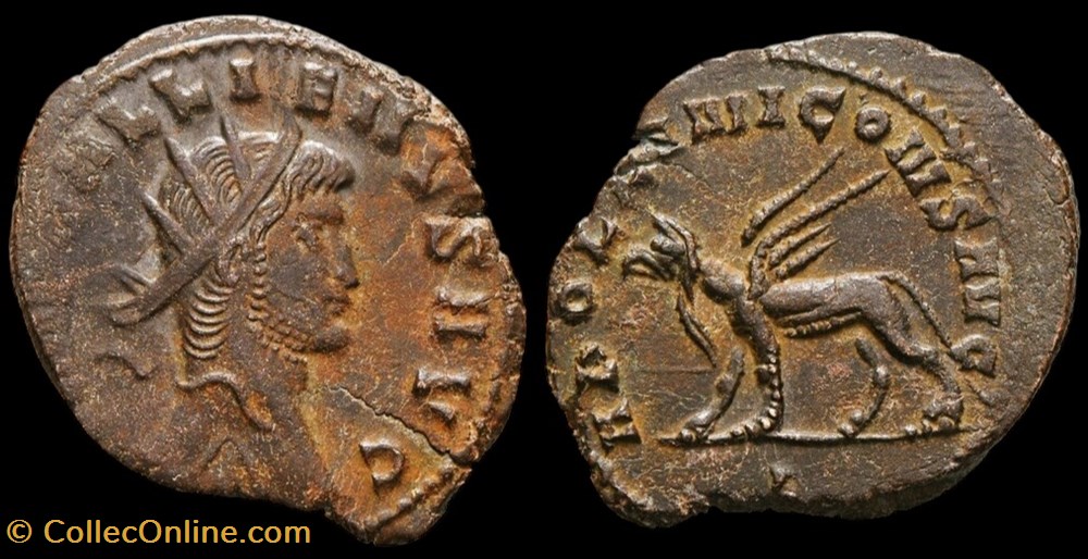 coins ancient to romans imperial and republican gallienus griffin