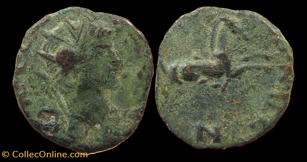 coins ancient to gallienus imitation hippocamp criocamp