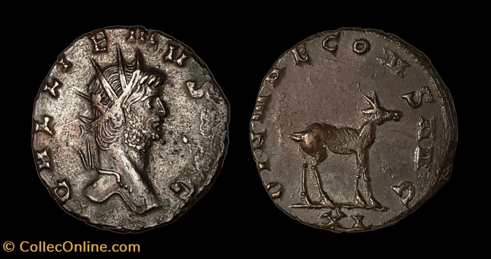 Gallienus Gazelle coins ancient to romans imperial and republican gallienus gazelle