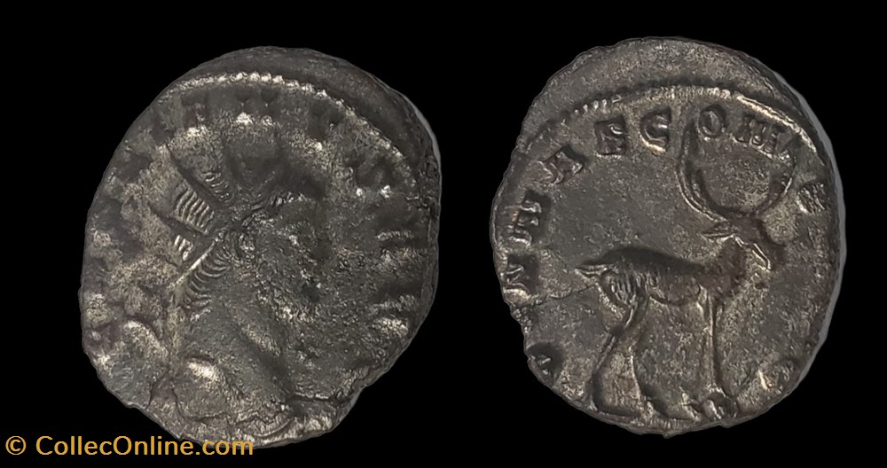 Gallienus Stag coins ancient to romans imperial and republican gallienus stag