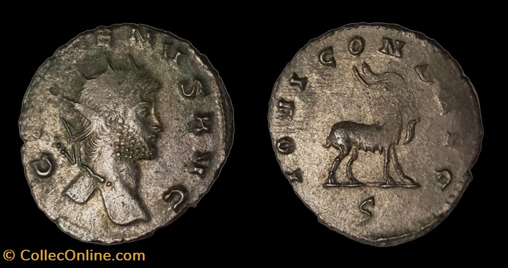 coins ancient to romans imperial and republican gallienus goat