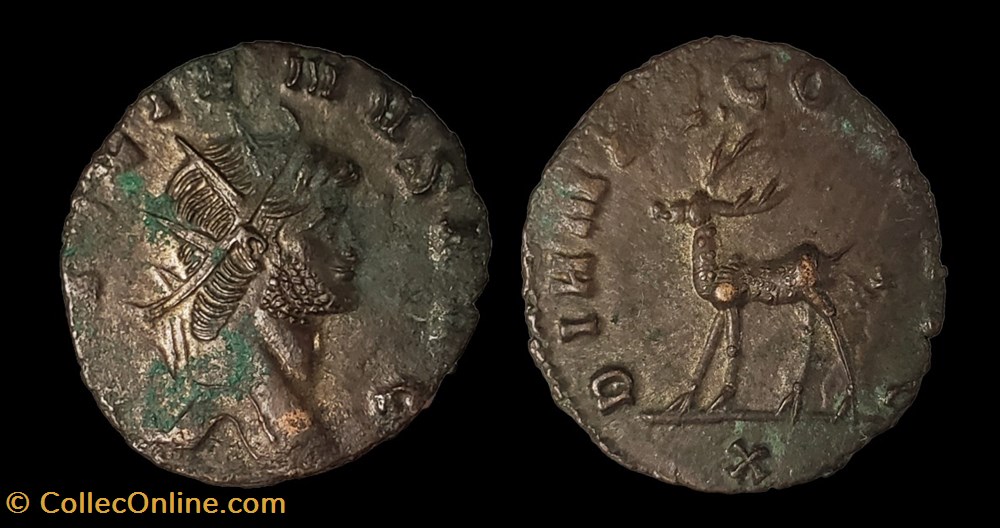 Gallienus Stag coins ancient to romans imperial and republican gallienus stag