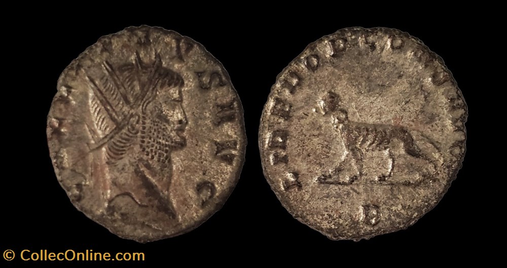 coins ancient to romans imperial and republican gallienus tigress or panther