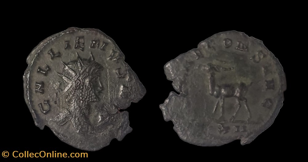 coins ancient to romans imperial and republican gallienus gazelle