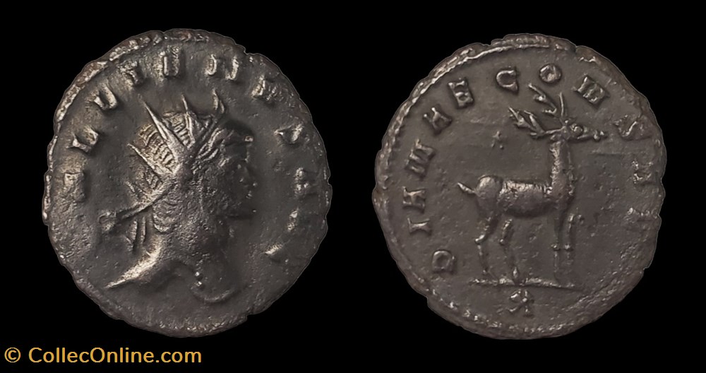 Gallienus Stag coins ancient to romans imperial and republican gallienus stag