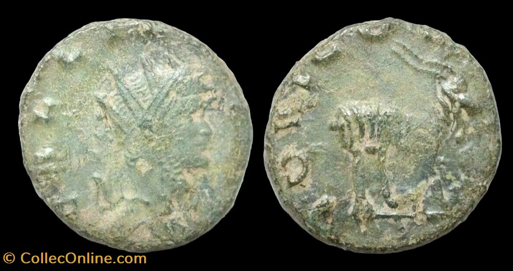 coins ancient to romans imperial and republican gallienus imitation goat
