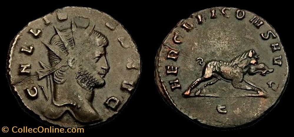 Gallienus Boar coins ancient to romans imperial and republican gallienus boar