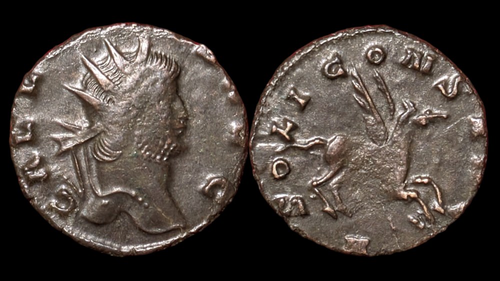 coins ancient to romans imperial and republican gallienus pegasus