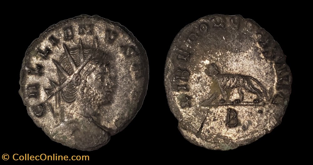 coins ancient to romans imperial and republican gallienus tigress or panther
