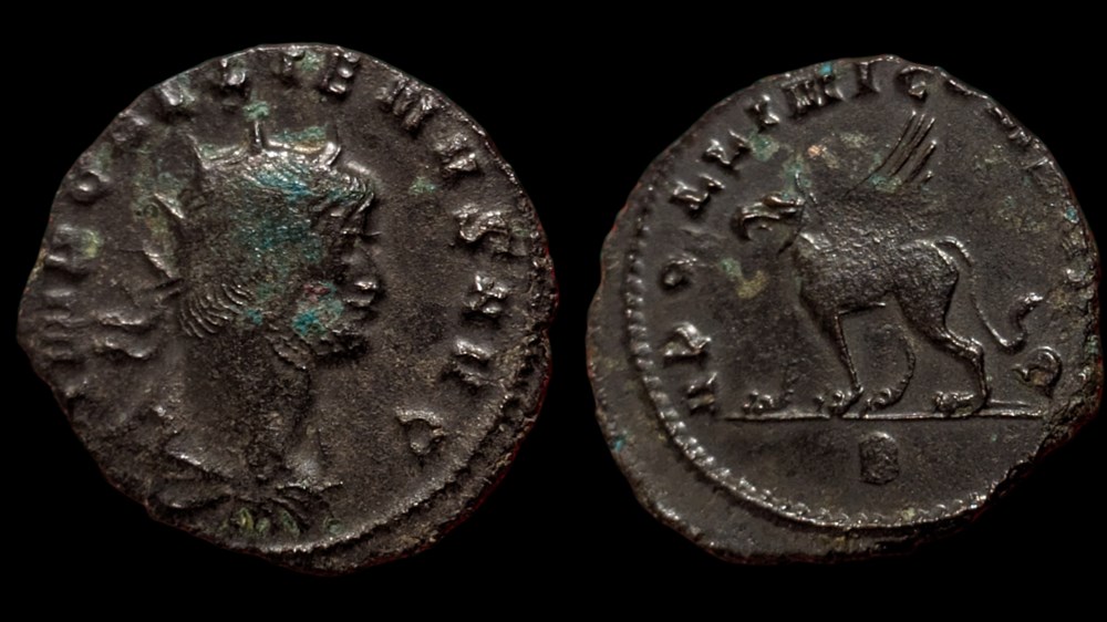 Gallienus Griffin with B mintmark coins ancient to romans imperial and republican gallienus griffin with b mintmark