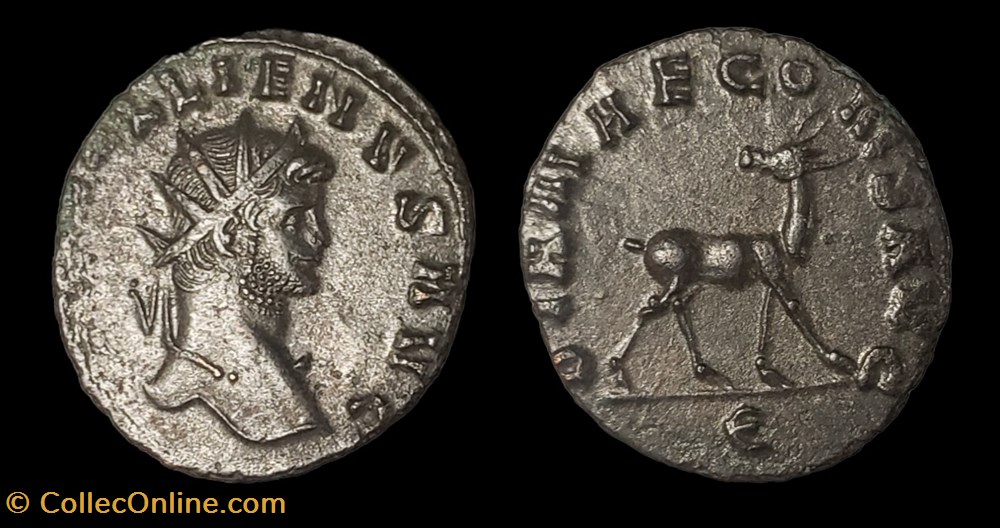 coins ancient to romans imperial and republican gallienus doe