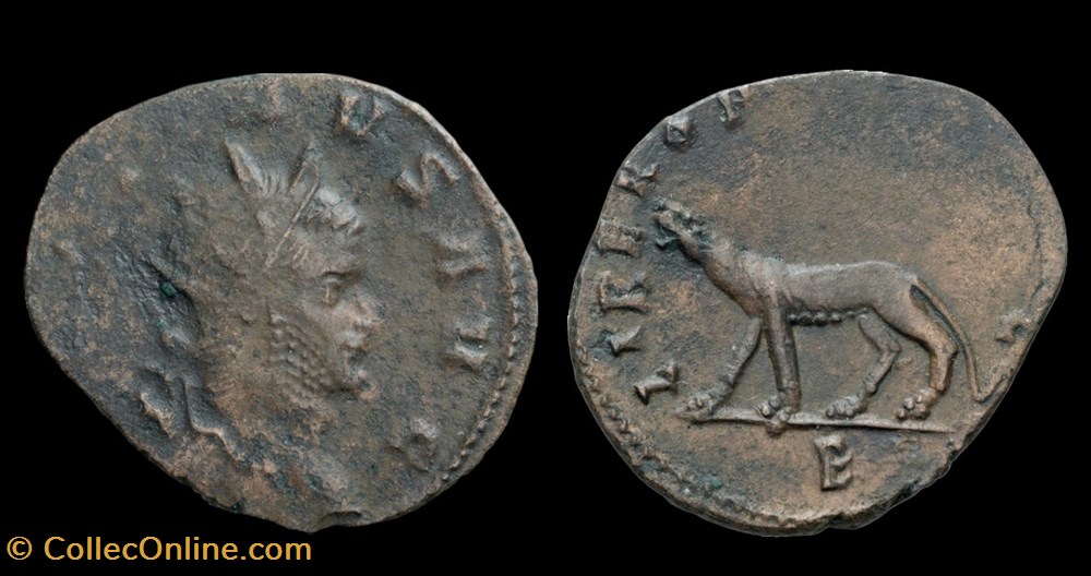coins ancient to romans imperial and republican gallienus imitation panther