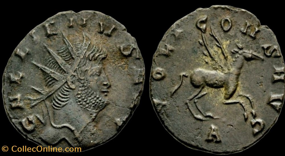 Gallienus Pegasus coins ancient to romans imperial and republican gallienus pegasus