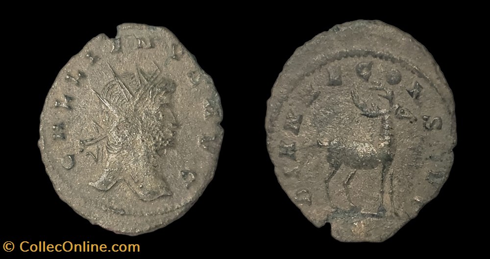 coins ancient to romans imperial and republican gallienus stag