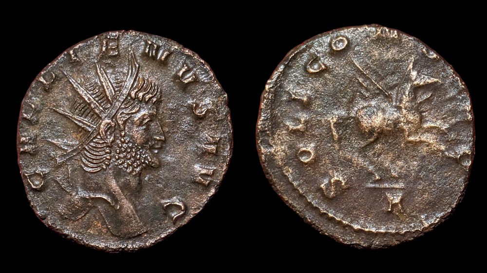 coins ancient romans imperial and republican gallienus pegasus with bridle die match to my other bridled pegasus