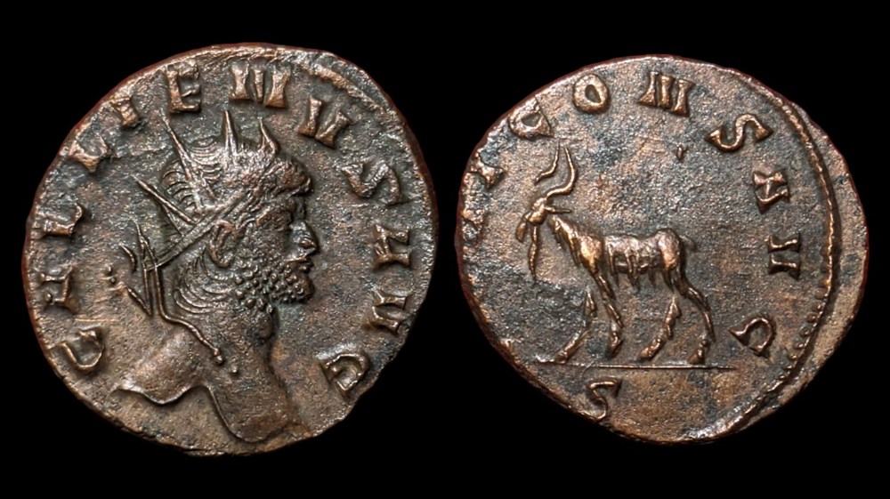 Gallienus Goat coins ancient to romans imperial and republican gallienus goat
