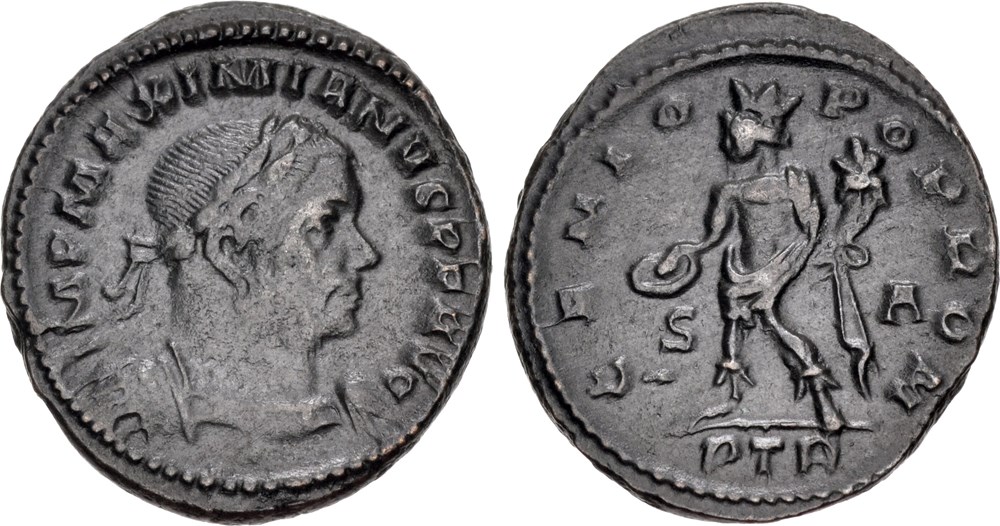 051: Galerius Half Follis coins ancient to 051 galerius half follis
