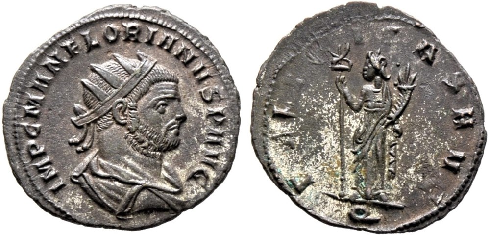058: Florian Antoninianus coins ancient 058 florian antoninianus