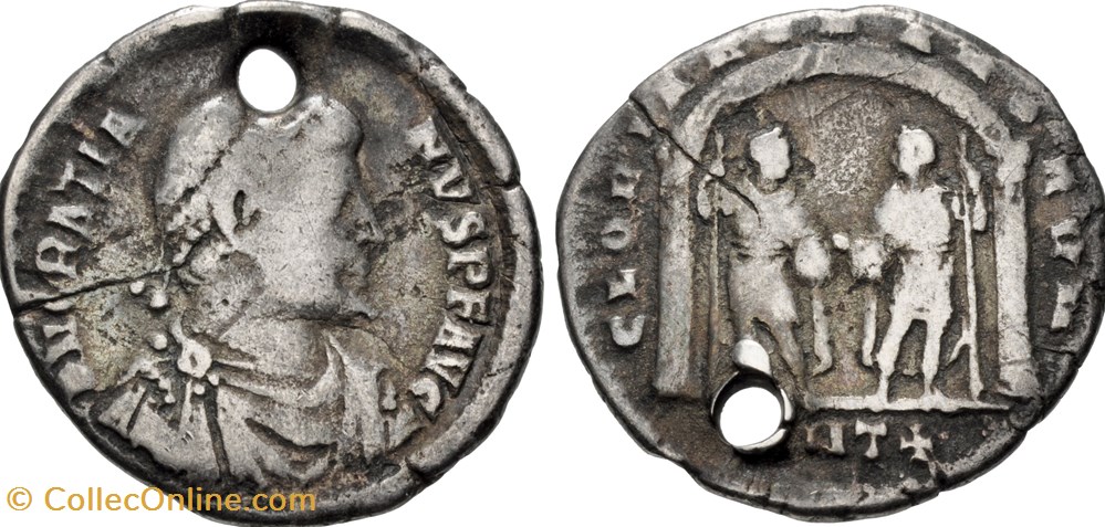 013: Gratian Light Miliarense coins ancient to 013 gratian light miliarense