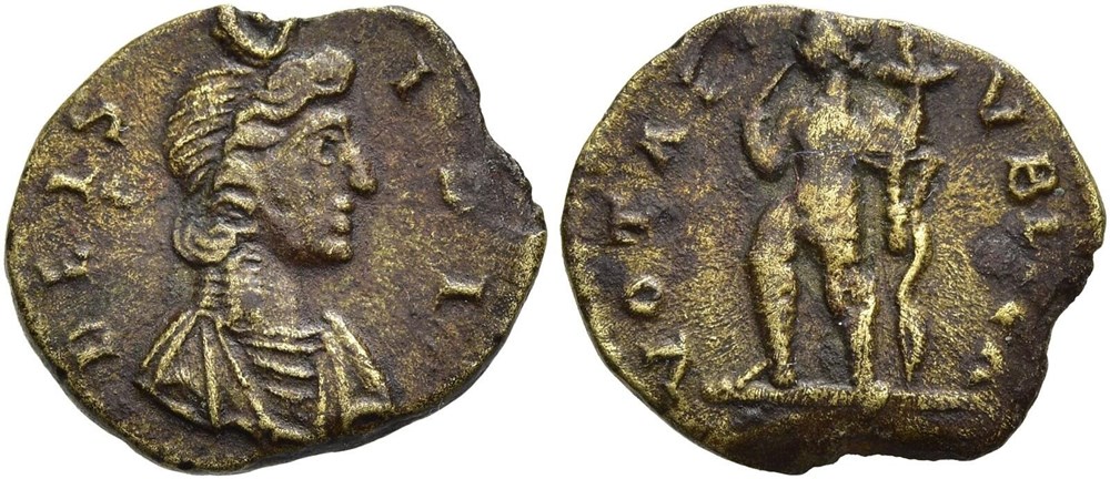 055: Festival of Isis Æ coins ancient to 055 festival of isis
