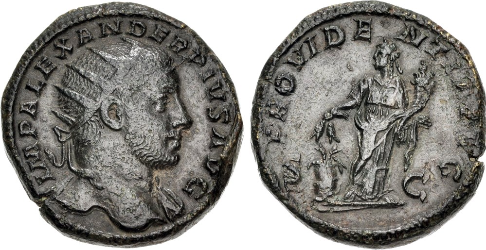 062: Severus Alexander Dupondius coins ancient to 062 severus alexander dupondius